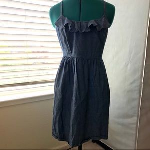 Jean Ruffle Dress